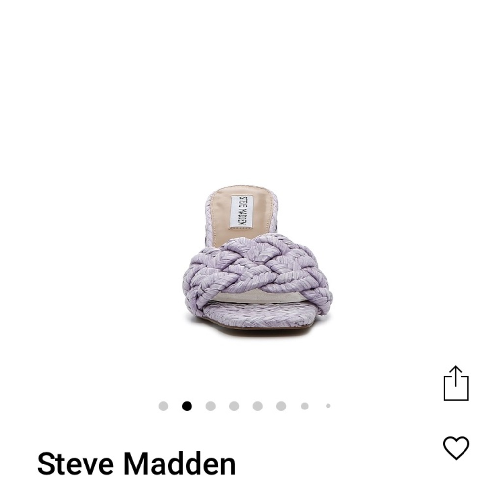 NWT Steve Madden Raffia Sandal - Picture 5 of 5